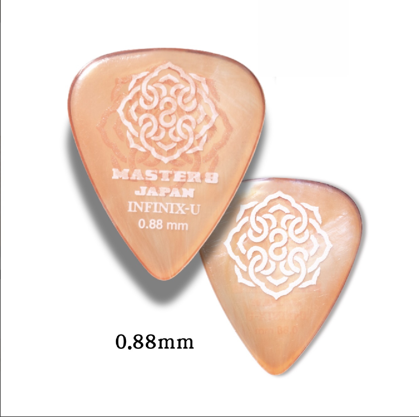 MASTER 8 JAPAN 日本製 / MASTER 8 JAPAN / INFINIX U HARD GRIP ULTEM 塑鋼磨砂防滑 吉他彈片 淚滴 / JAZZ / 三角 第 5 張圖片｜三峽吉他 / Bass