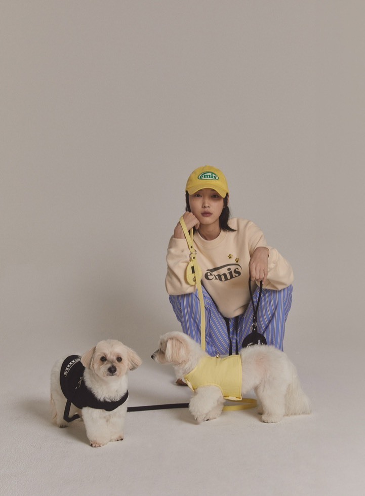 Emis 撞色款帽子/狗狗帽