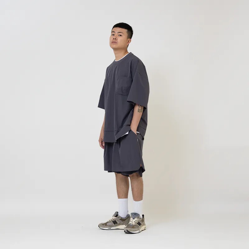 "現貨" ANST 側拉鍊層次短T