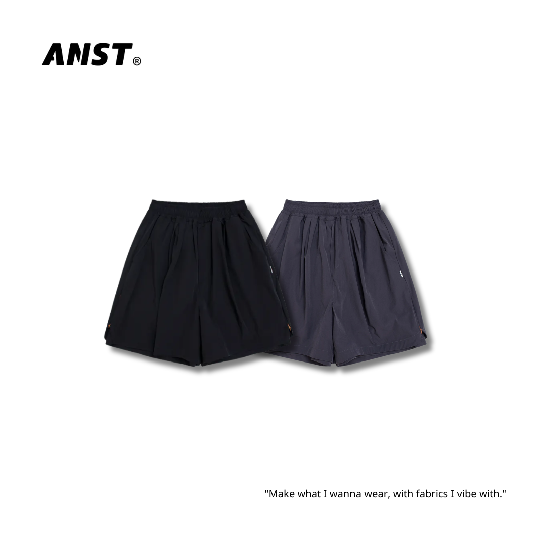 "現貨" ANST 側拉鍊層次短褲