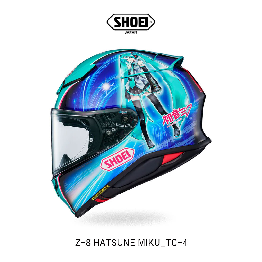 Z-8 HATSUNE MIKU_TC-4 初音 全罩安全帽