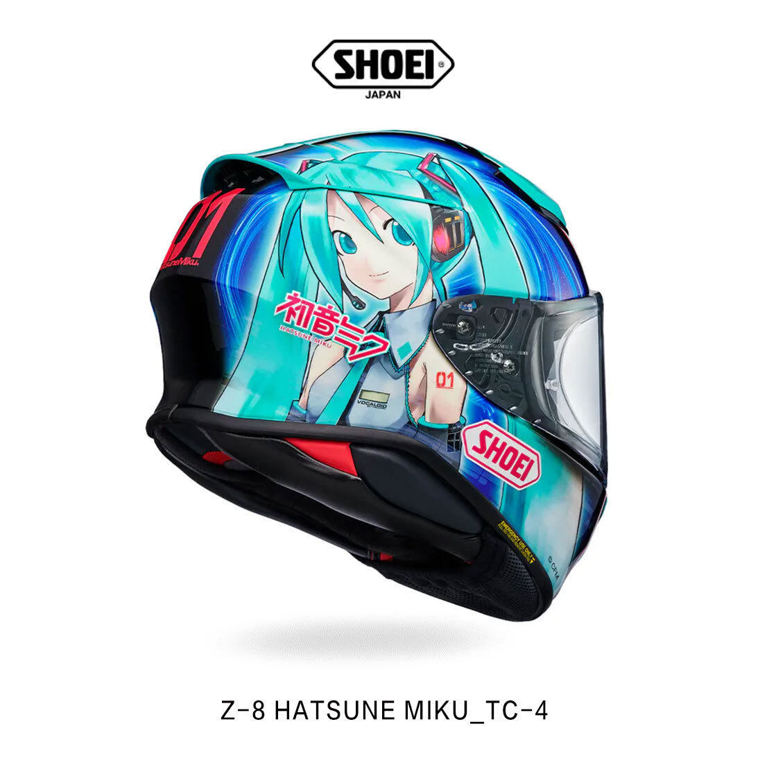 Z-8 HATSUNE MIKU_TC-4 初音 全罩安全帽