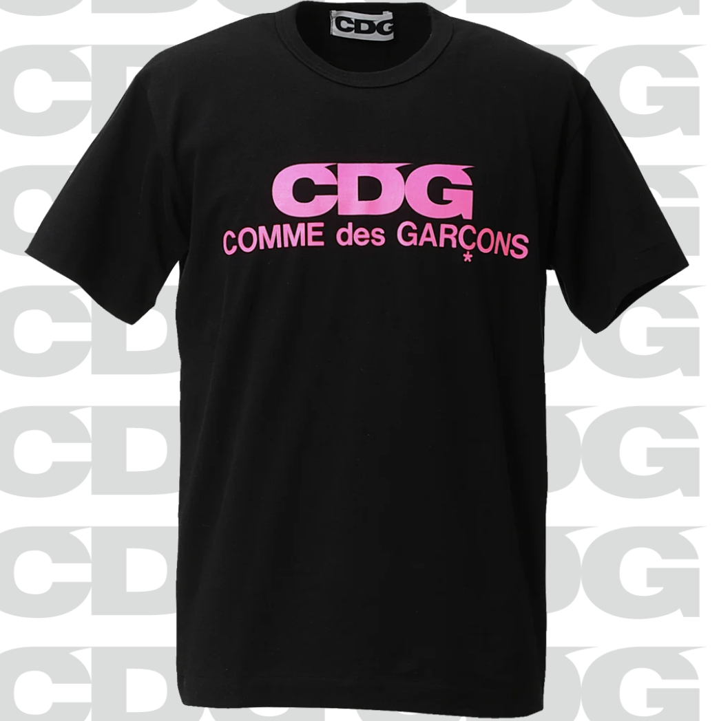 【CDG】T-SHIRT (PINK LOGO)