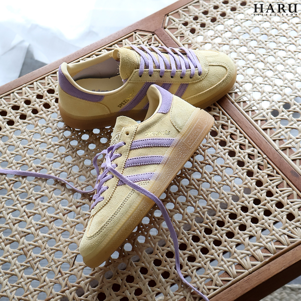 adidas Originals Handball Spezial 香芋奶黃 黃紫麂皮 運動休閒鞋 女鞋 JR3617