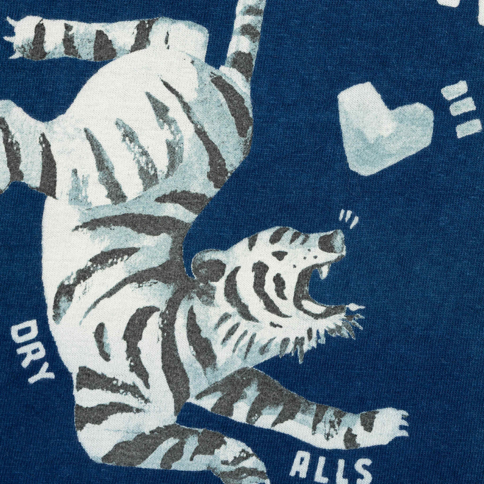 Human Made 人間製Tiger Indigo Dyed Tee