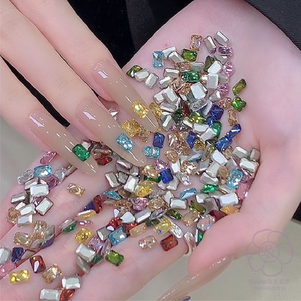 美甲平底八角鑽(19-20顆入)