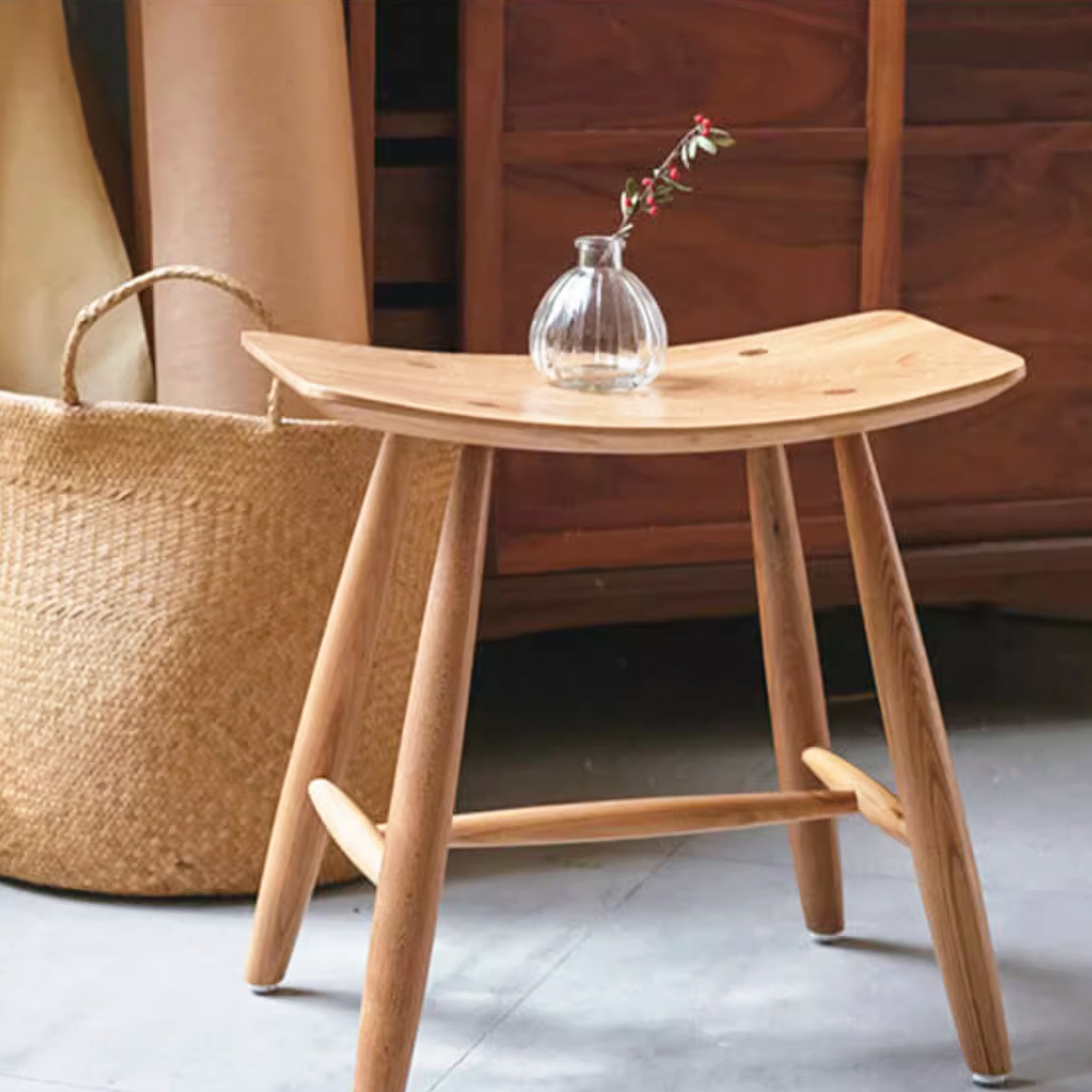 〖特惠款〗知木實木馬鞍凳 FP-0098