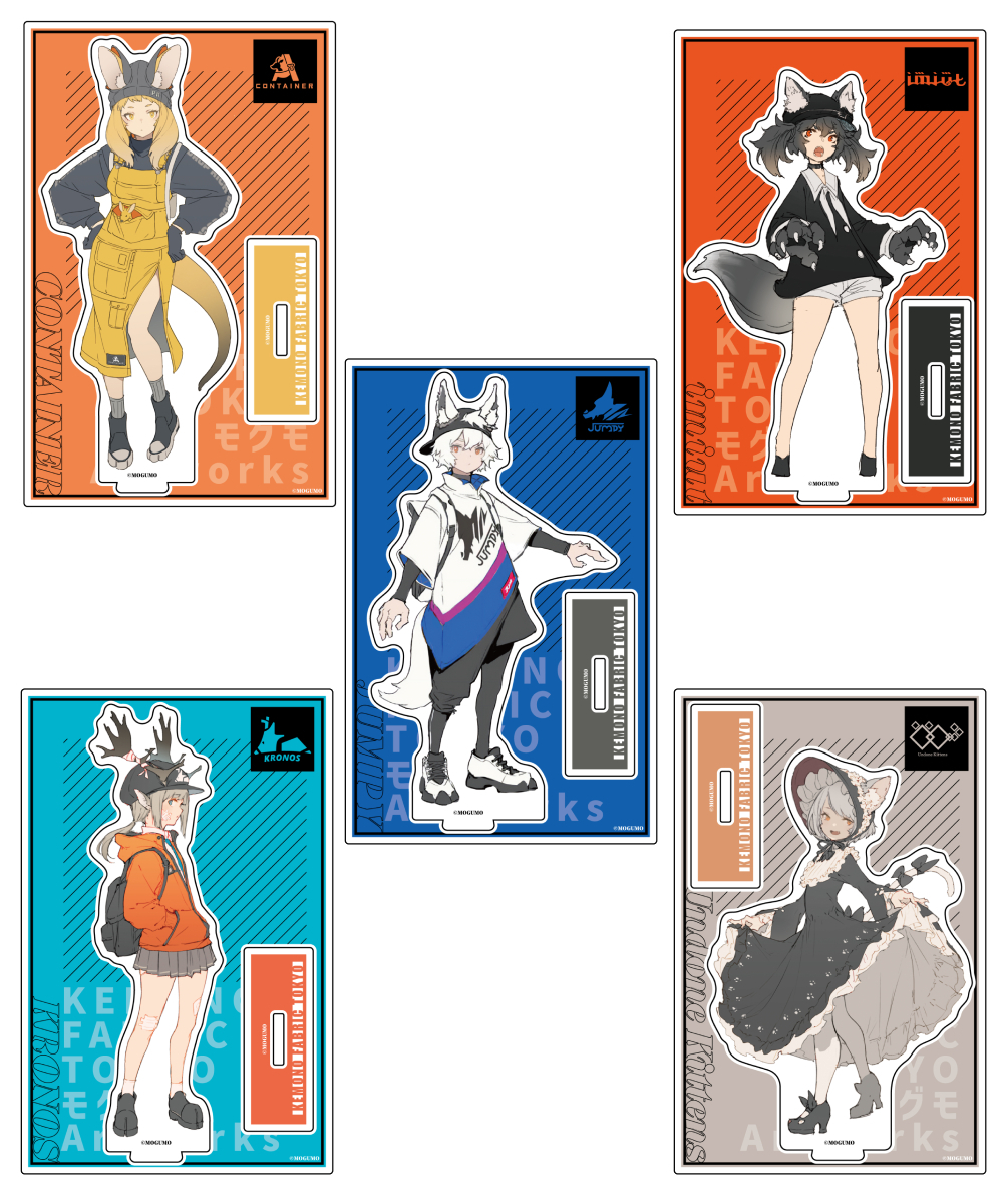 預購-KEMONO FABRIC TOKYO（Illustrator：モグモ）　壓克力立牌 系列【日本進口精品】