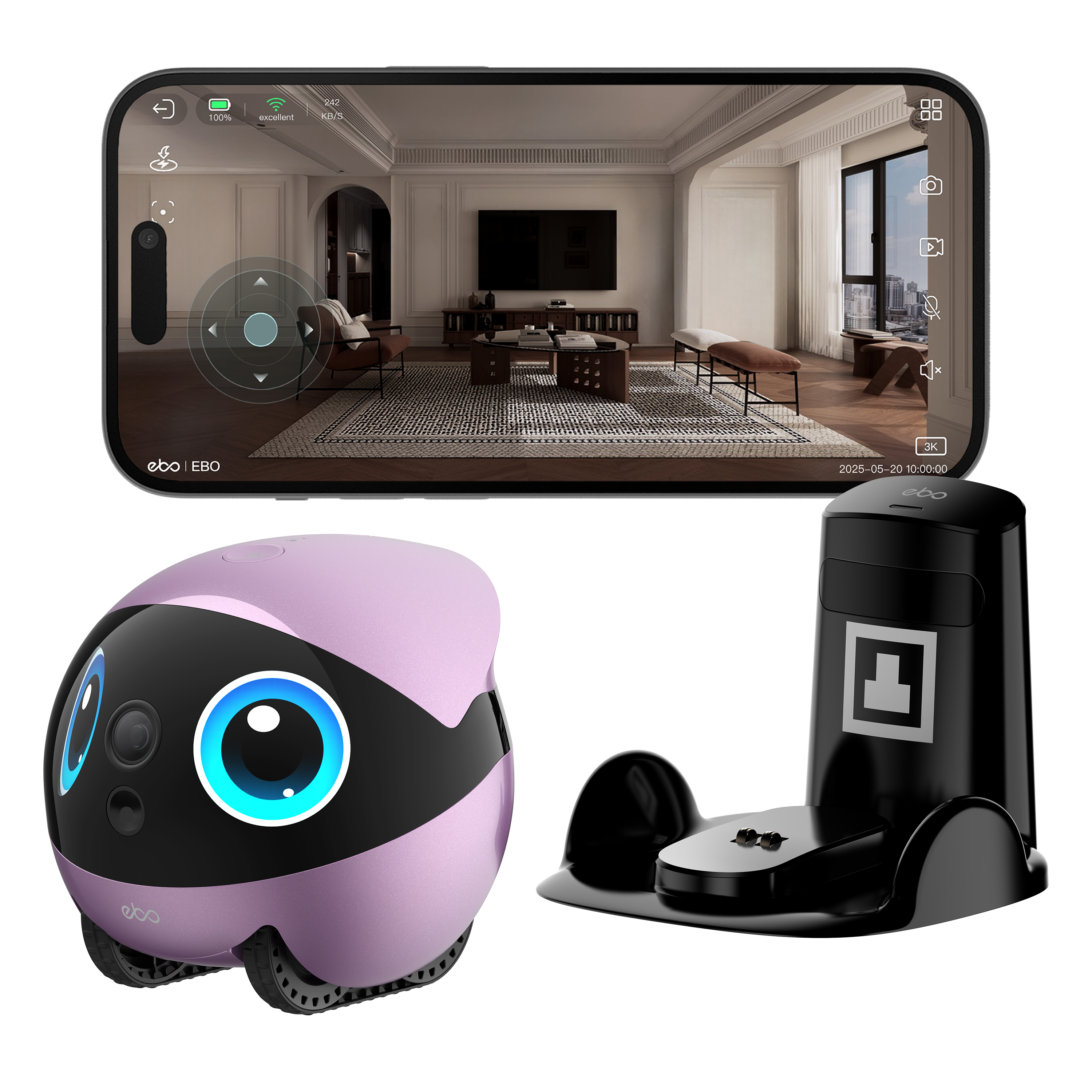 Enabot EBO Air 2 Plus 家庭陪伴機械人