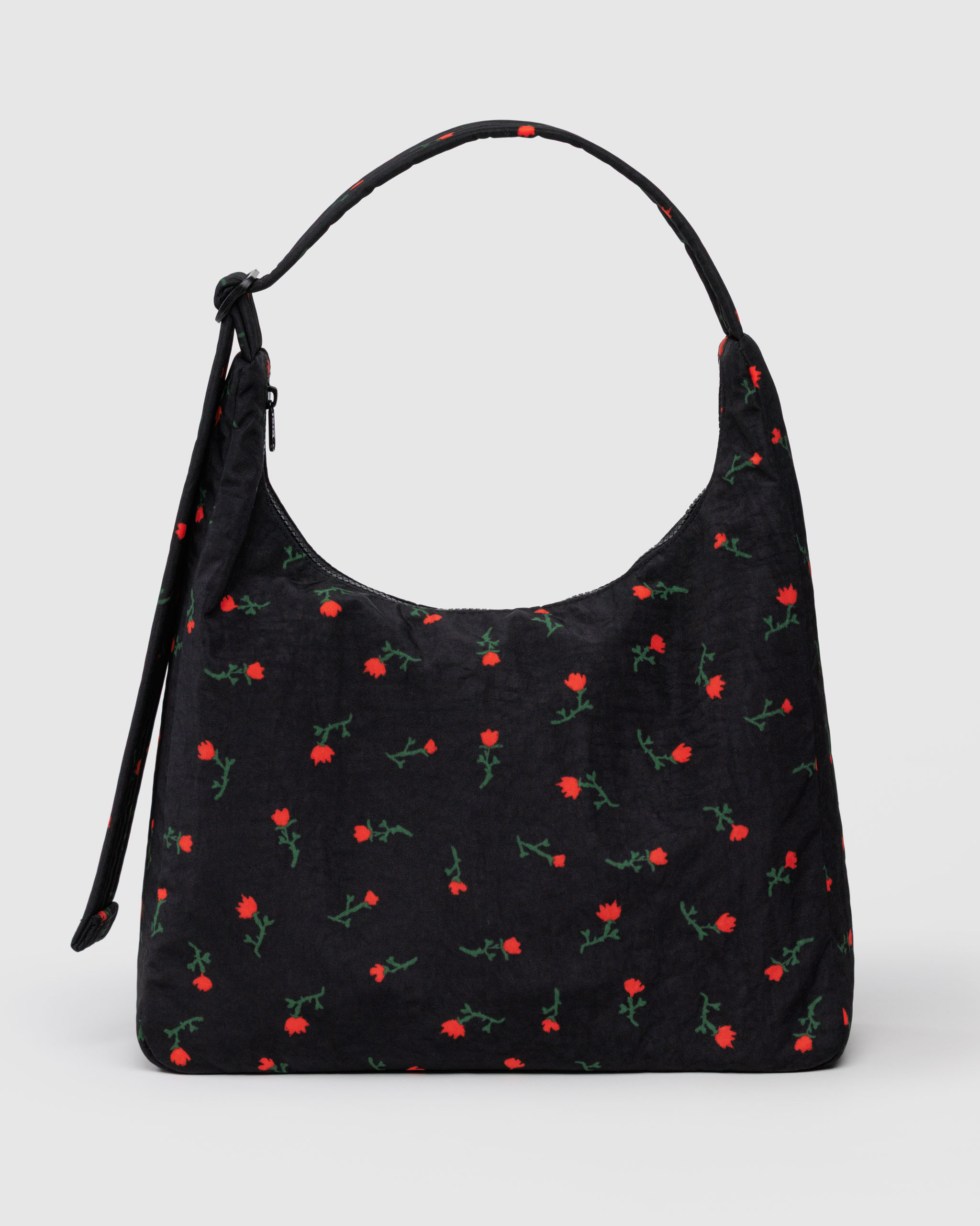 Nylon Shoulder Bag - Painted Wildflower | BAGGU