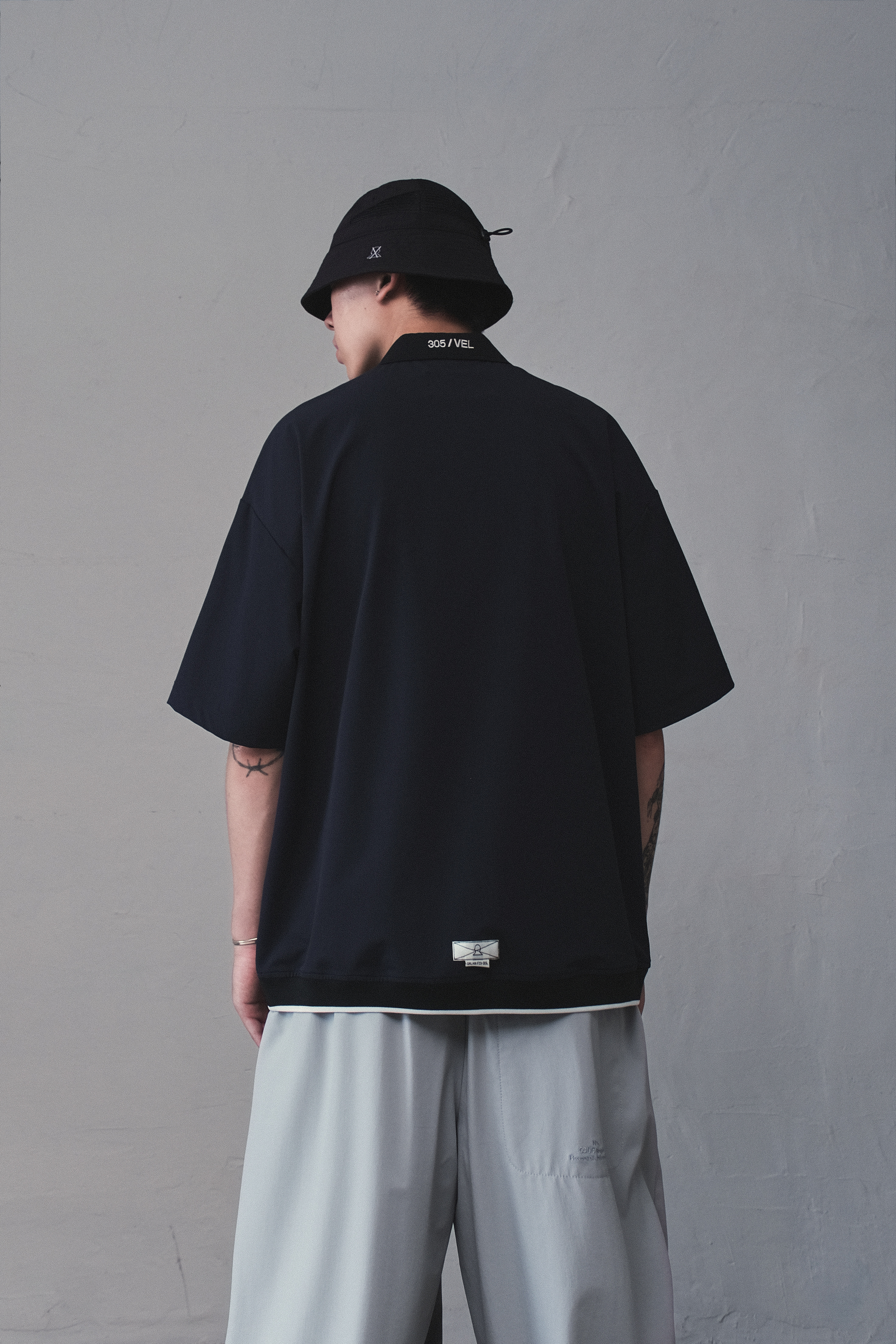 Wall of Sound - 3:04/“CASINO” Rib Hem Organism Polo - Navy