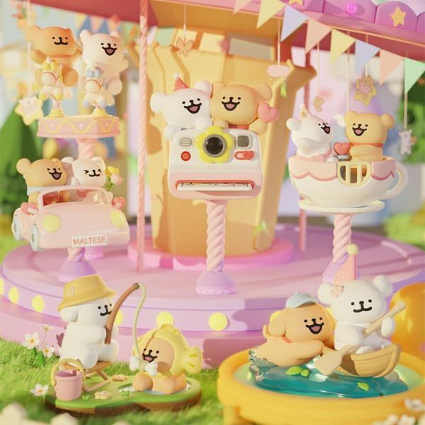 線條小狗歡樂郊遊系列 [6入/中盒]