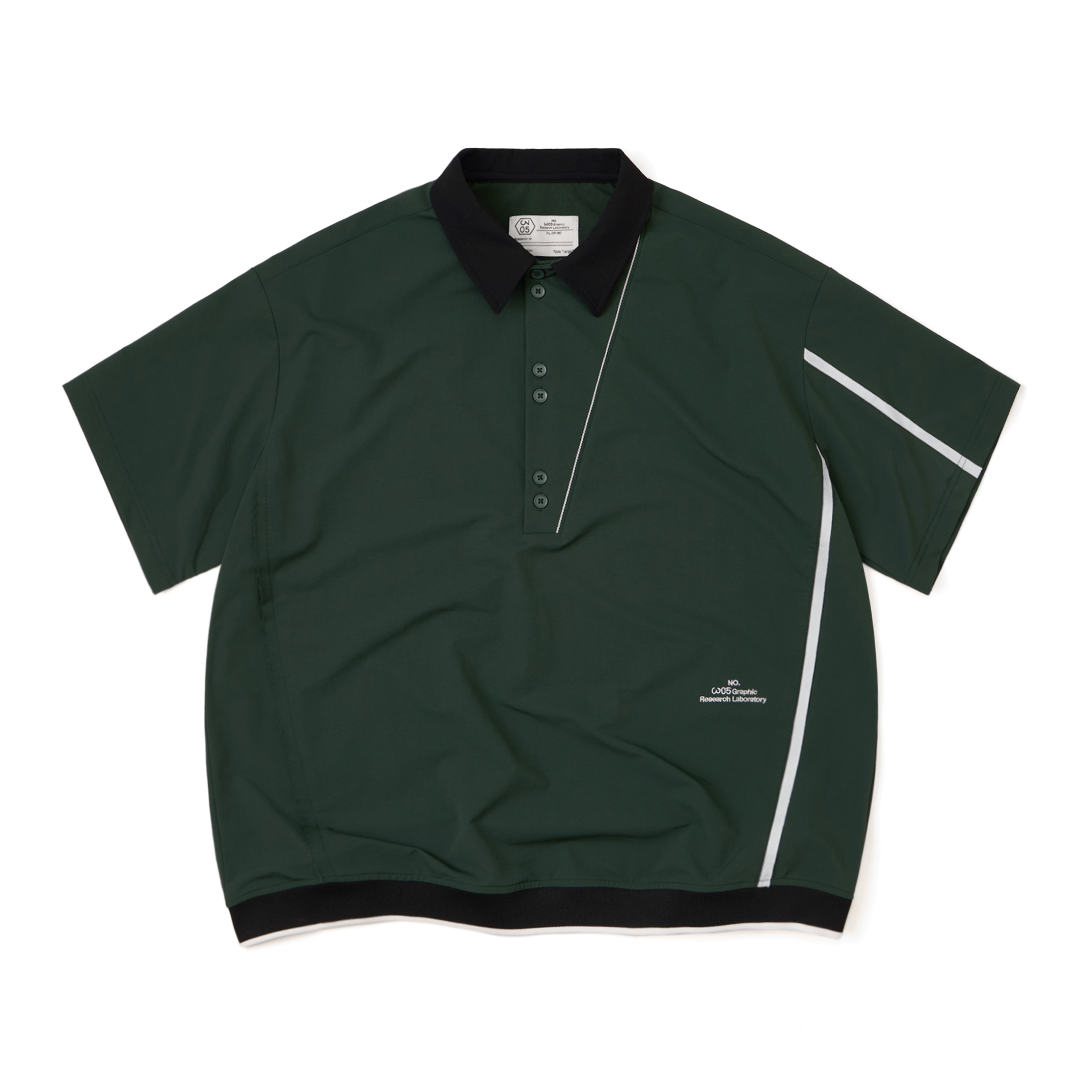 Wall of Sound - 3:04/“CASINO” Rib Hem Organism Polo - Pine