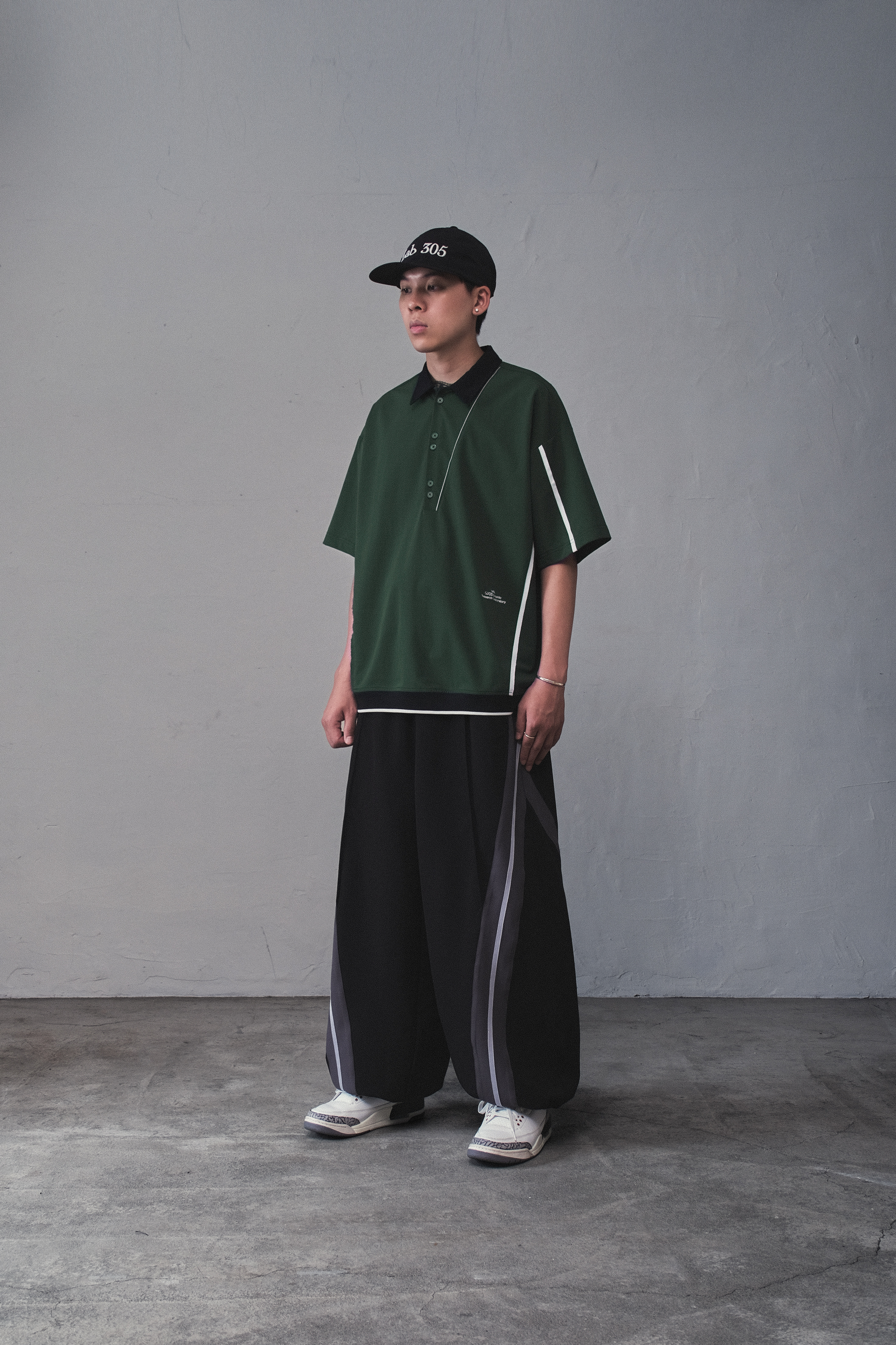 Wall of Sound - 3:04/“CASINO” Rib Hem Organism Polo - Pine