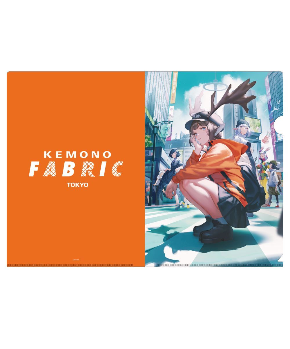 預購-KEMONO FABRIC TOKYO（Illustrator：モグモ）　A4 File夾【日本進口精品】