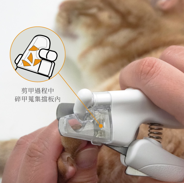 寵物指甲剪剪甲過程中可以蒐集碎甲