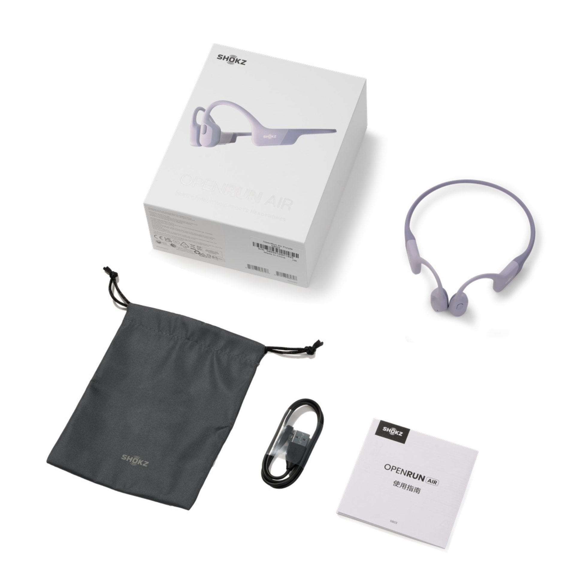 Shokz OpenRun Air Bone Conduction Open Ear
