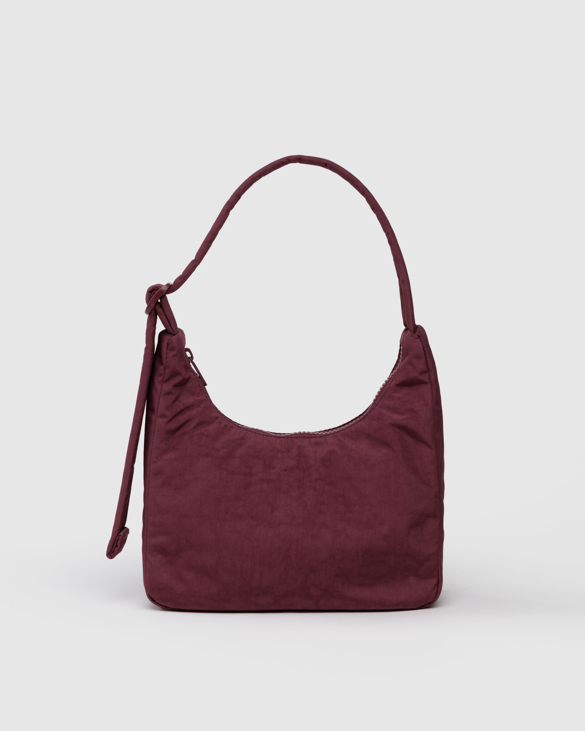 Mini Nylon Shoulder Bag - Mahogany | BAGGU