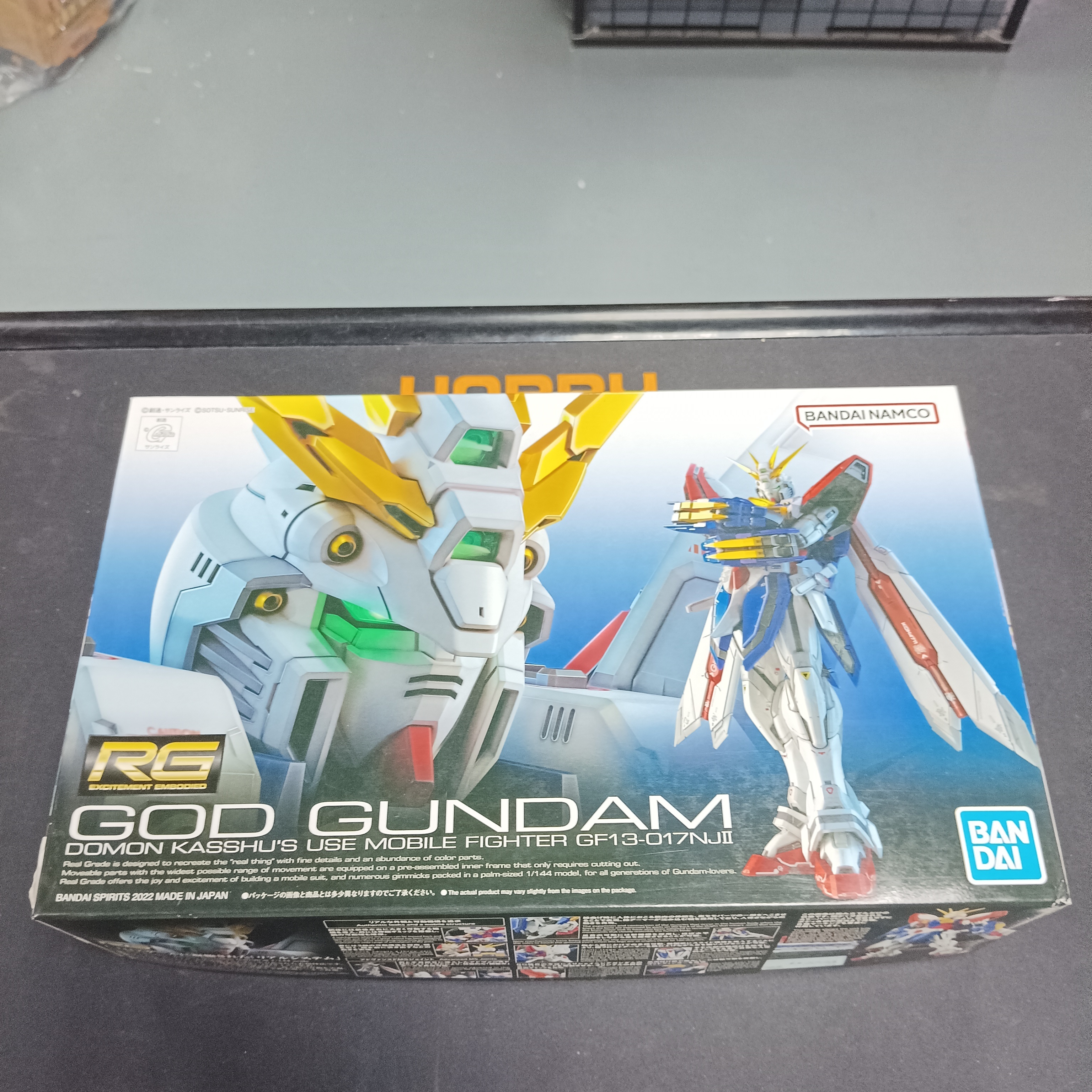 寄賣-RG 1/144 GOD GUNDAM  缺光環相關零件