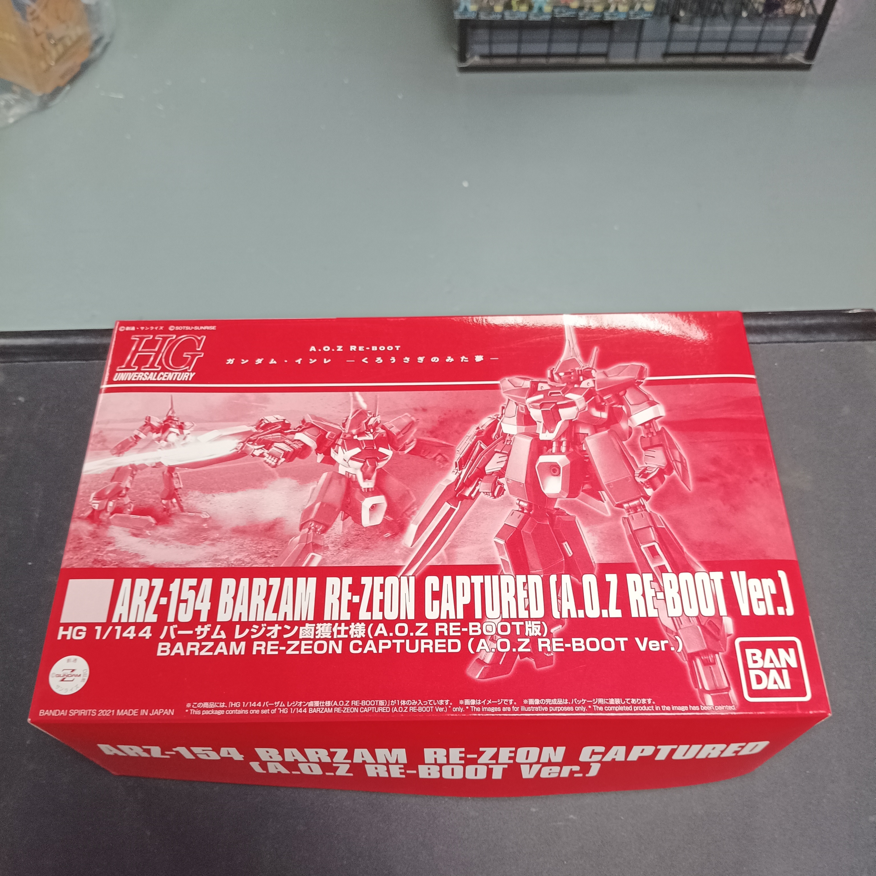 寄賣-HG 1/144 ARZ-154 BARZAM RE-ZEON CAPTURED (A.O.Z RE-BOOT Ver.)