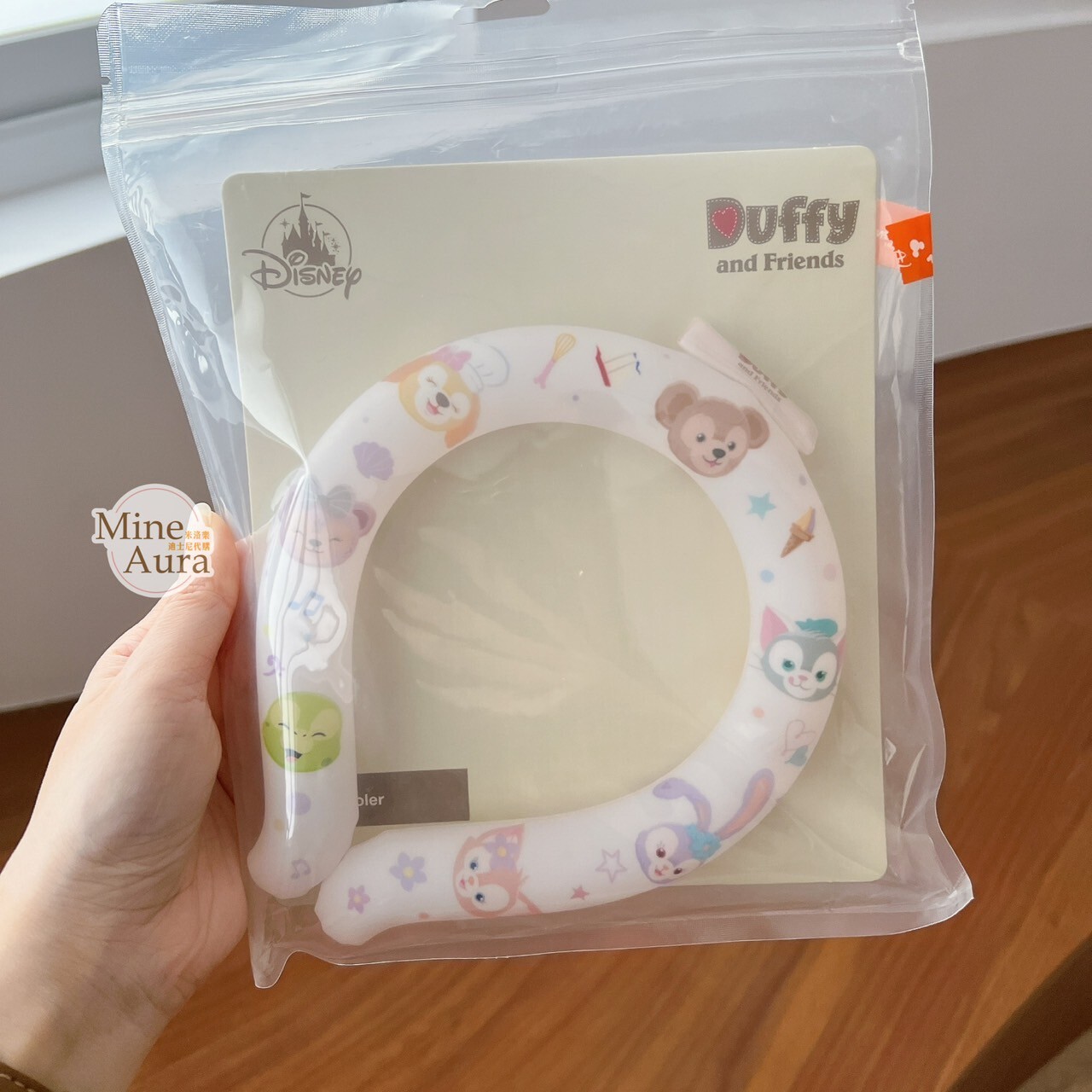 (特價現貨) 達菲 Duffy 與好友們 圖案 降溫 涼感 頸圈 -香港迪士尼樂園