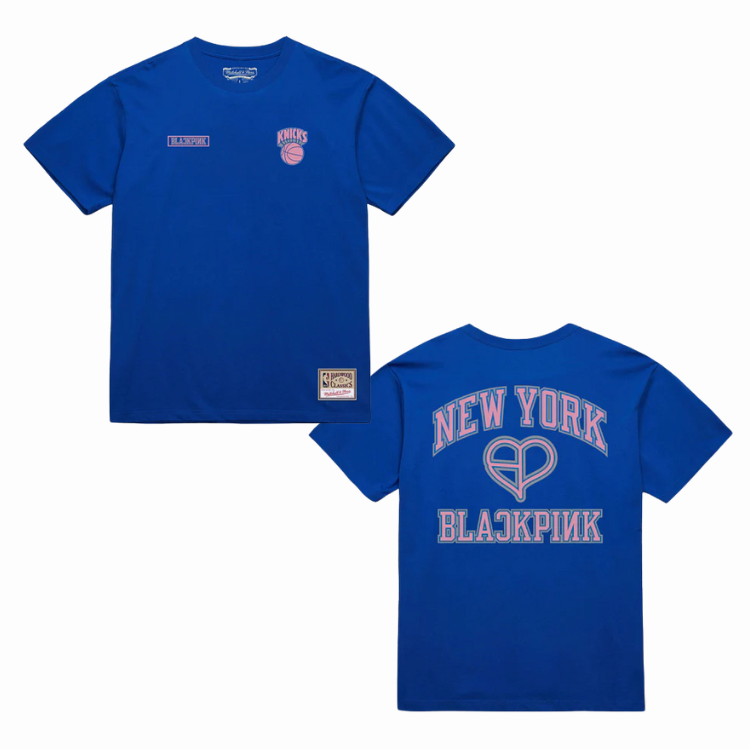 BLACKPINK × Mitchell & Ness × ドジャースTシャツ