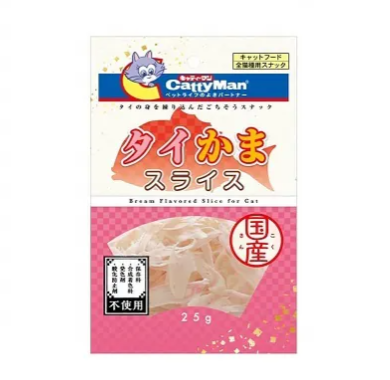 CattyMan 鯛魚銀鱈魚絲．25g