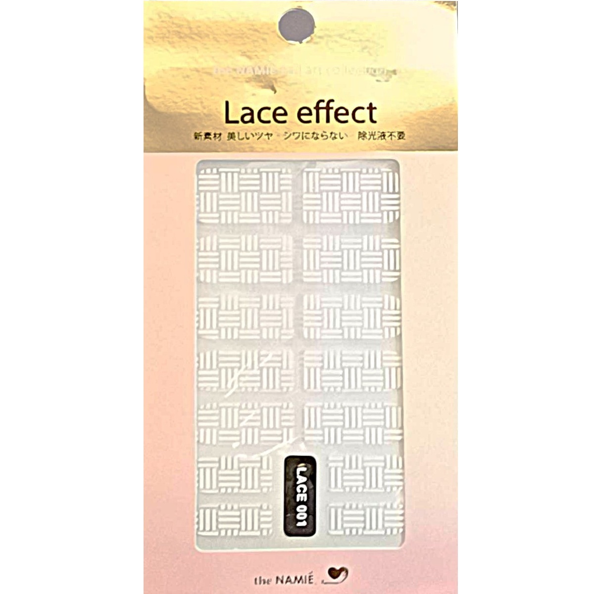韓國精品指甲貼紙theNAMIÉ 蕾絲 LACE001