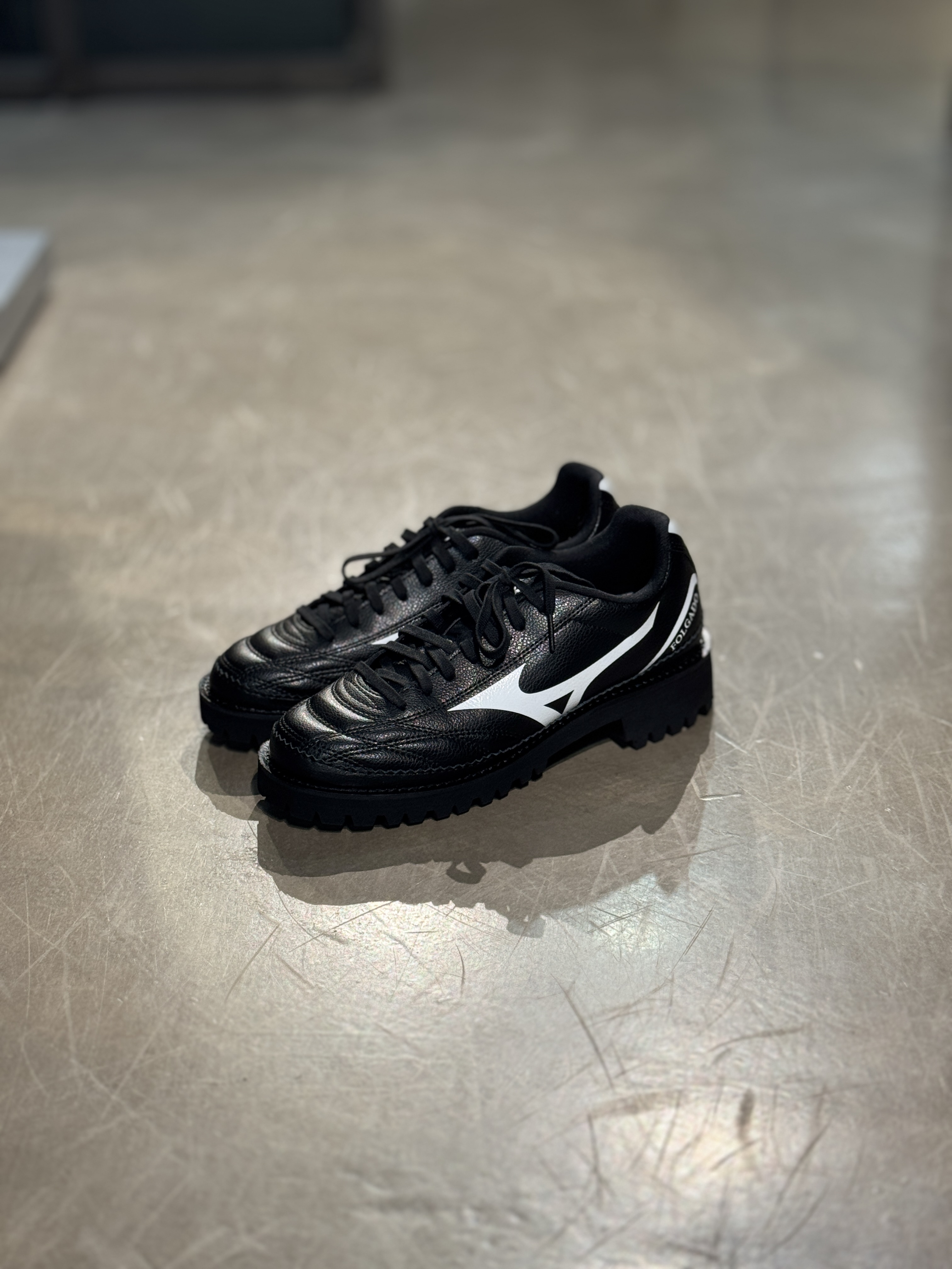 [預訂] Mizuno Folgado AS Wide Black - Sneaker Remake 1147/ 132K Vibram 鞋底更換 (連車底線)