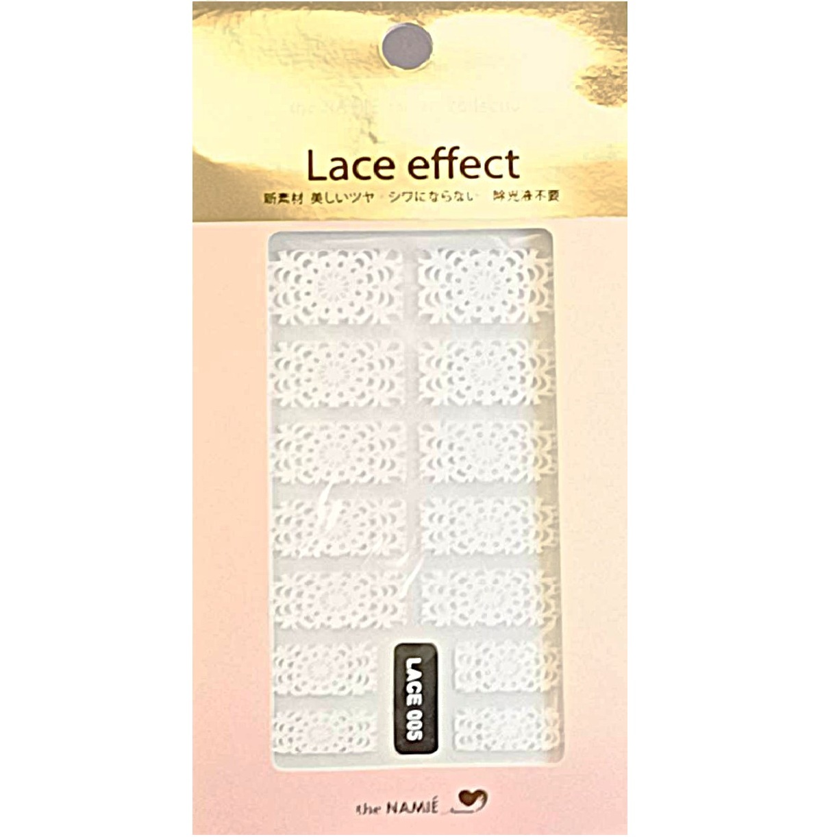 韓國精品指甲貼紙theNAMIÉ 蕾絲 LACE005
