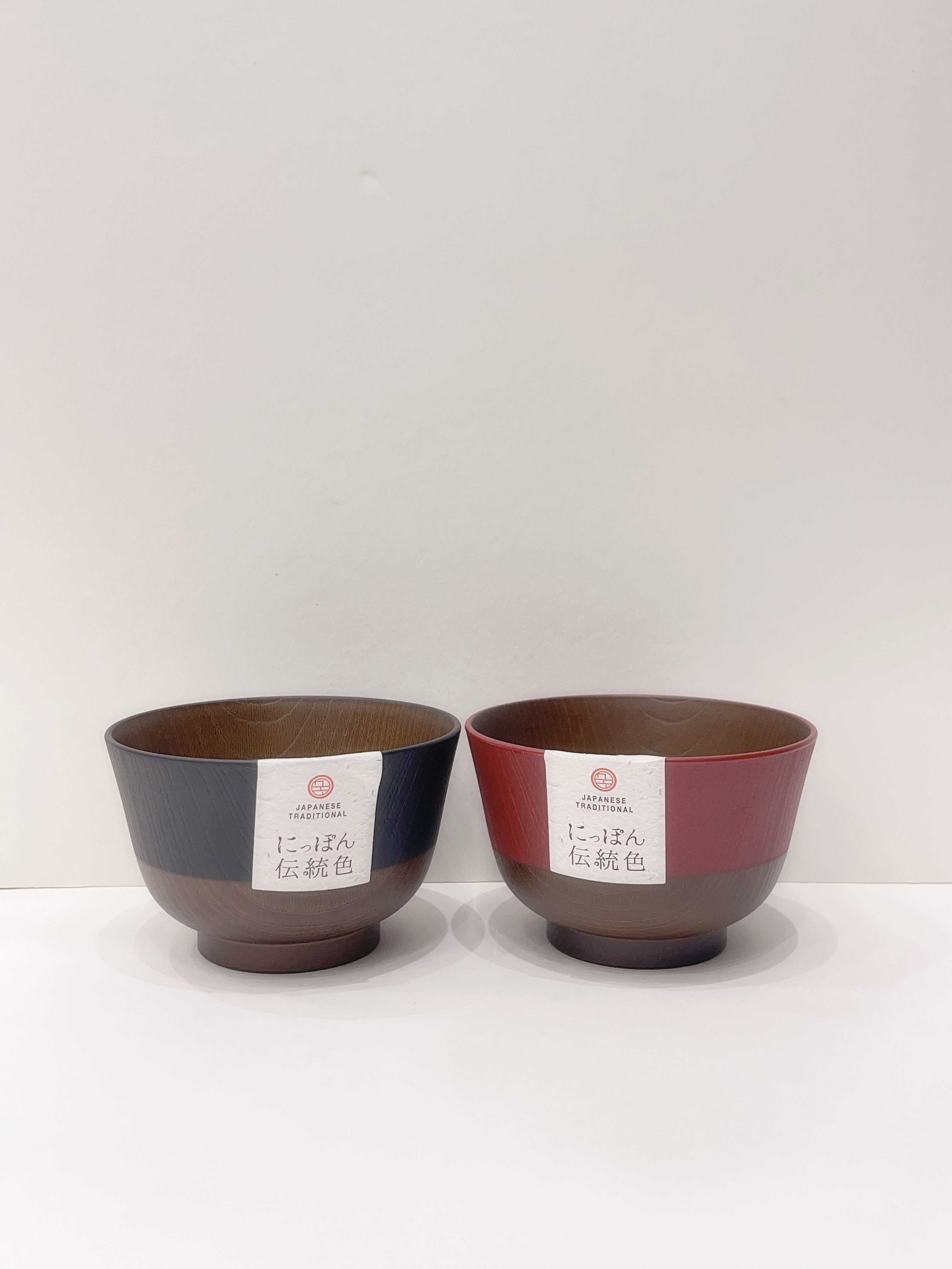 漆器碗深木紋2入組