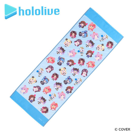 233226 Pbandai 預訂 2025/9月 ホロライブ 総柄フェイスタオル vol.1