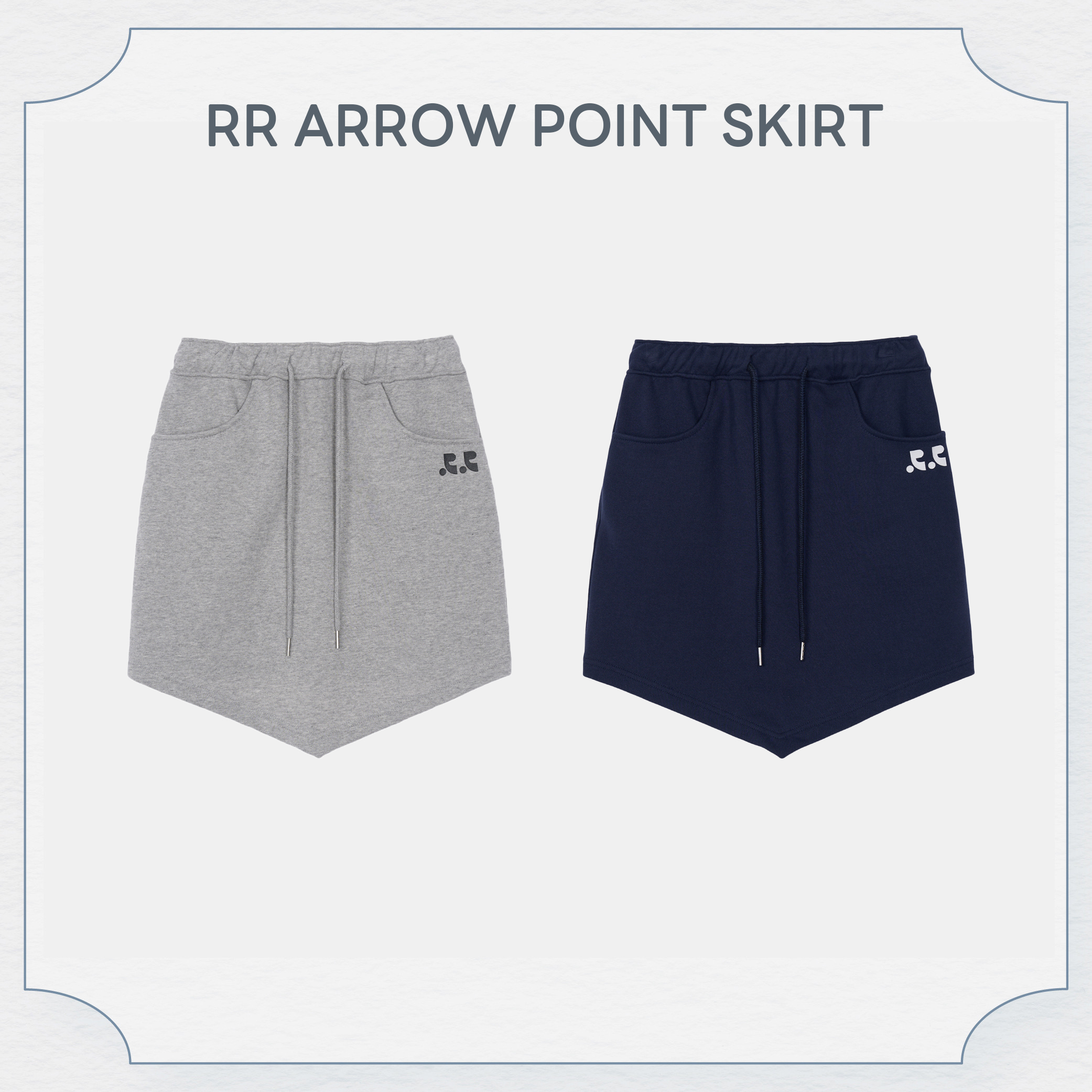 Rest & Recreation 箭頭短裙(共2色)