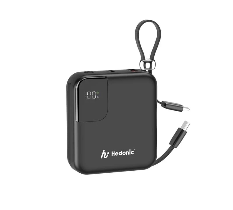 Hedonic 38.5Wh PD 3.0 22.5W Lightning & USB-C 流動充電池 (第三代,(第三代, CCC 中國強制性產品認證) 10000mAh 81059黑 / 81060白