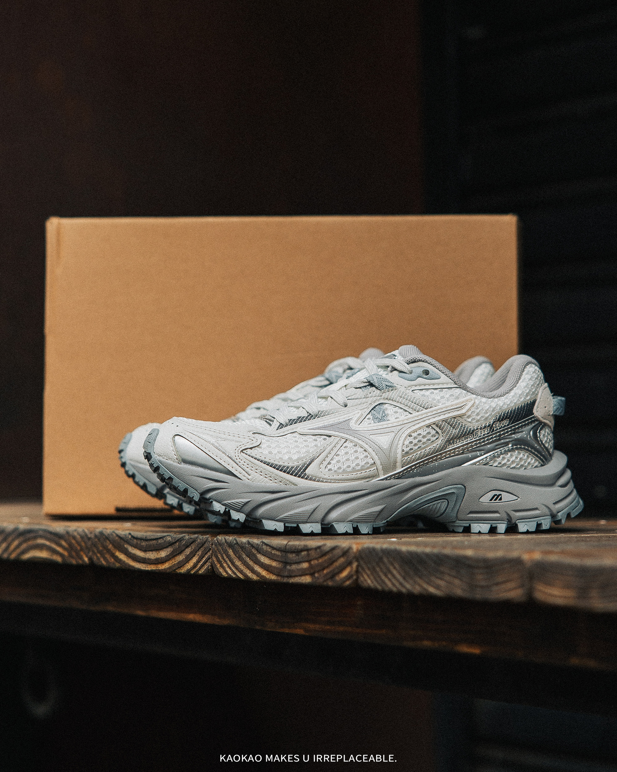 現貨-Mizuno FIYI TL V2 機能鞋款 戶外 冷灰白 D1GH251902