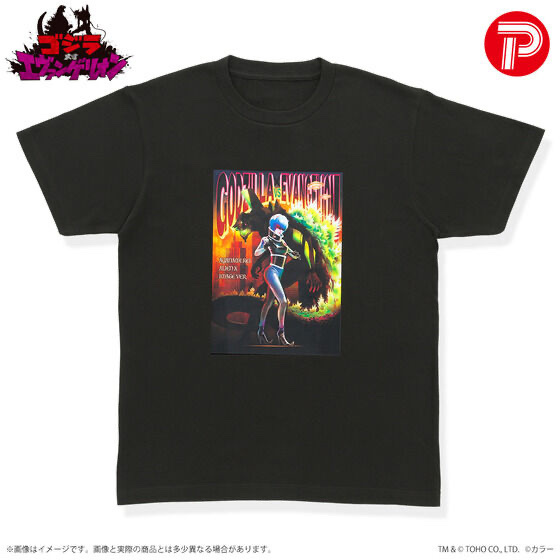 233239 Pbandai 預訂 2025/9月 ゴジラ対エヴァンゲリオン Ｔシャツ(アメコミ風柄)