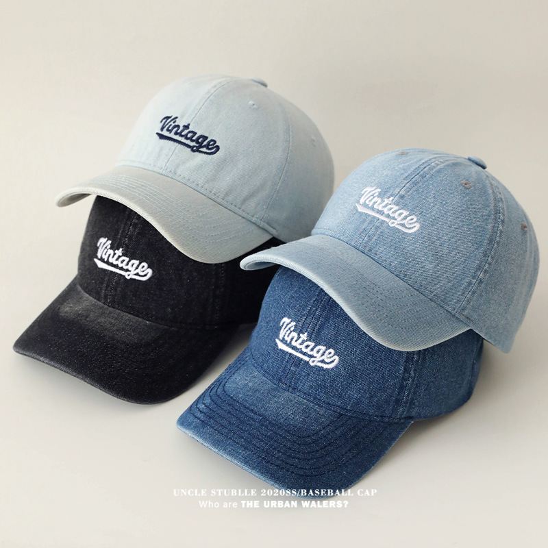 字母牛仔棒球帽 四色