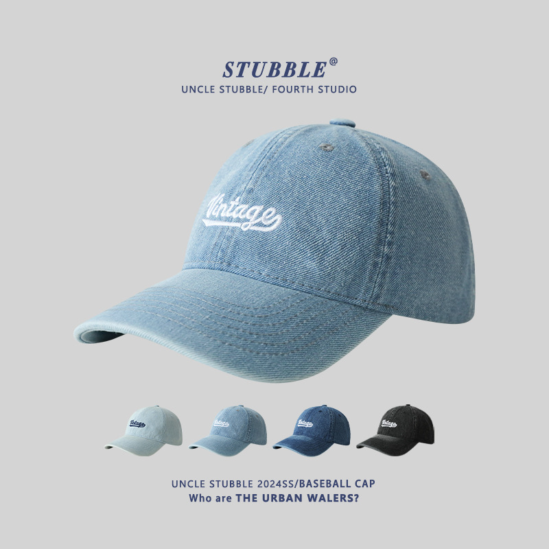 字母牛仔棒球帽 四色