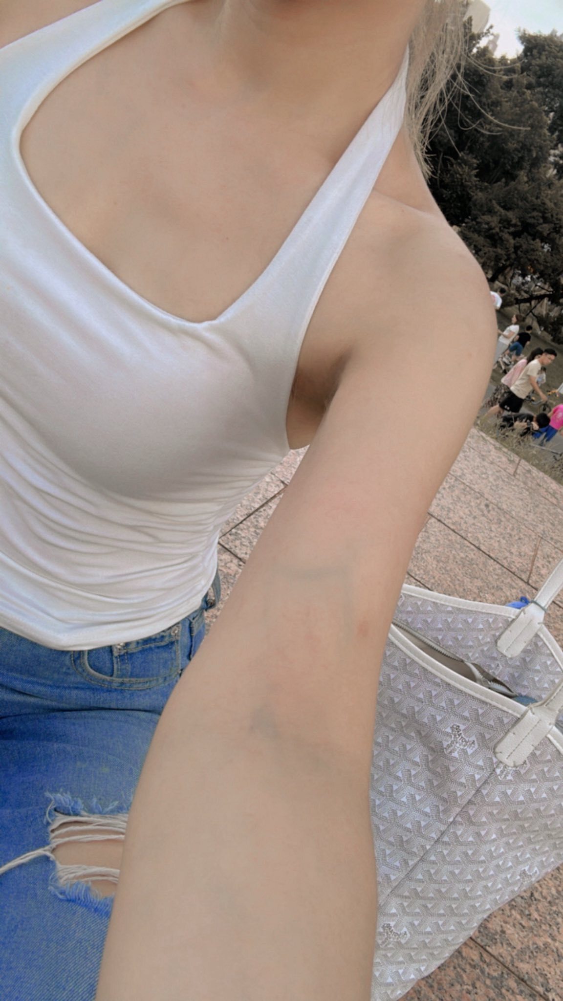 顯胸大 純慾帶胸墊收腰露背上衣(多色)