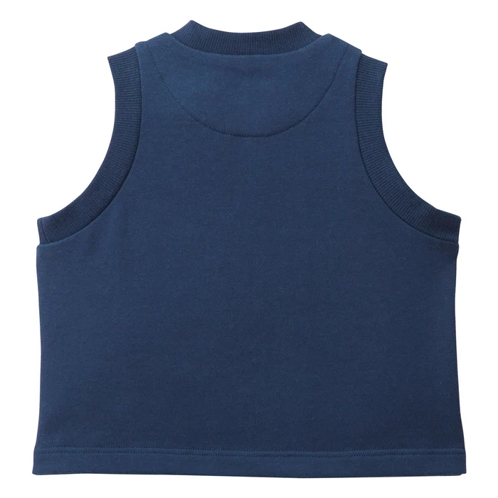 普奇熊開襟背心-藏藍