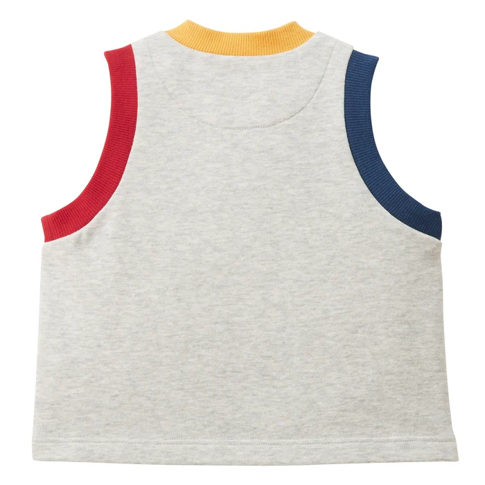 MIKI HOUSE BEAR開襟背心-多色