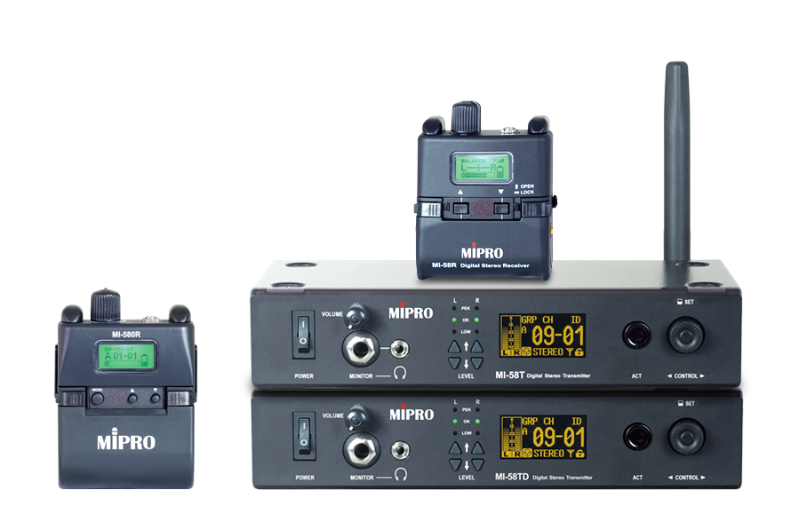 MI-58 5 GHz數位無線監聽系統