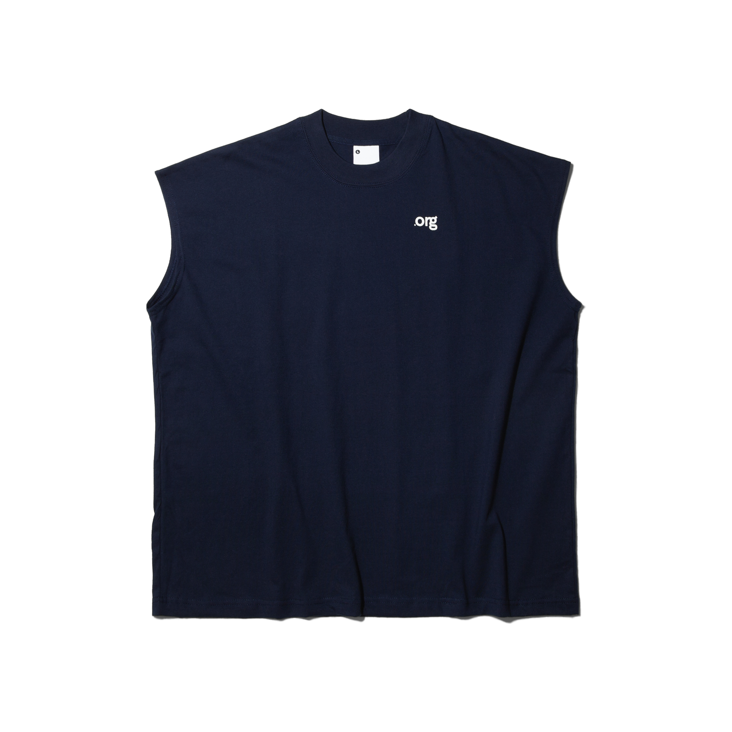 nul1.org ｜(nu-T90) - org Uniform Sleeveless Tee (Navy)