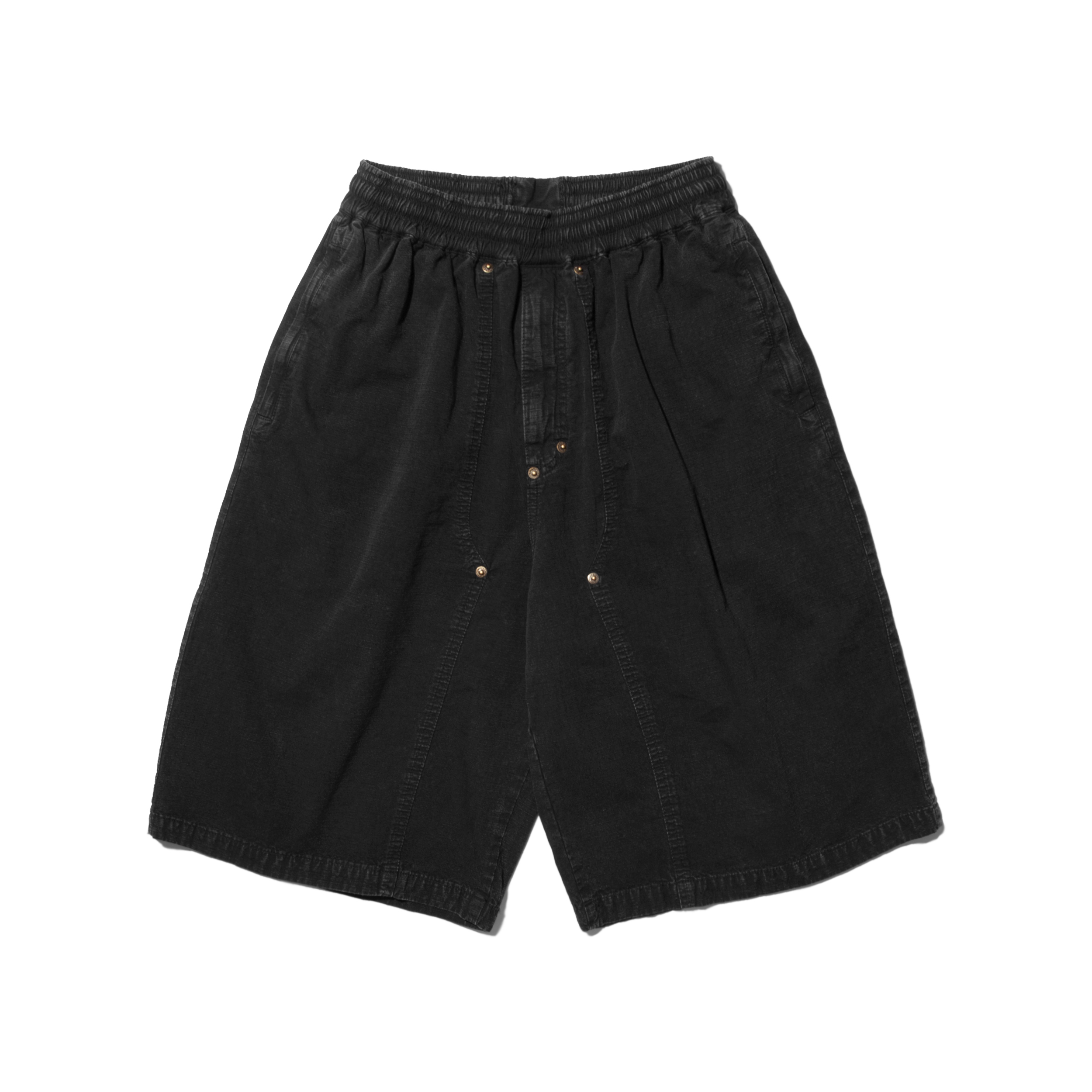 nul1.org ｜(nu-P36) - W-Shorts (Washed Black)