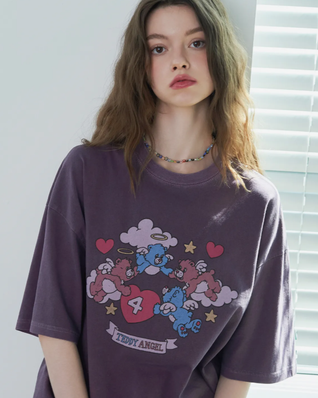 CPGN STUDIO /泰迪熊天使圖案 / 紫色 / JUL25