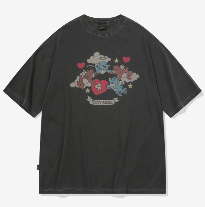 CPGN STUDIO /泰迪熊天使圖案 / 煙燻黑 /  JUL25
