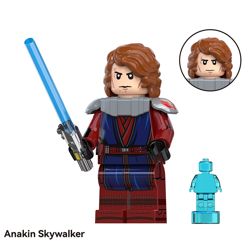 Star Wars Anakin Skywalker Custom Minifigures Minifigs Fit Lego TV6114 TV8115