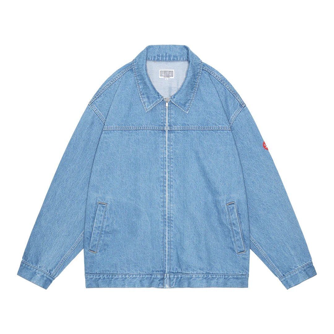 Cav Empt Washed Denim Zip Jacket