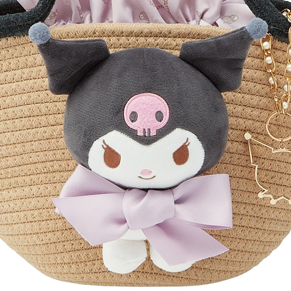 25109-KU Sanrio Kuromi 籃子肩背袋 #JP-SK25-702044-KNBB1