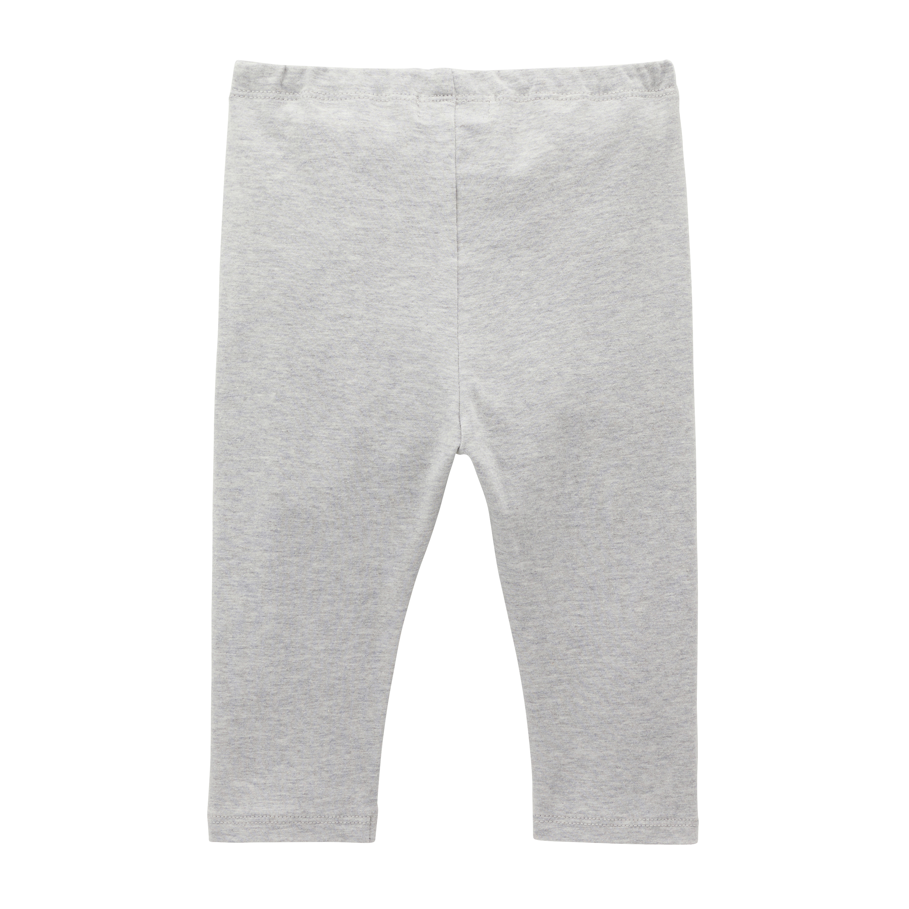 DOUBLE_B D-Basic 黑熊電繡9分褲-灰